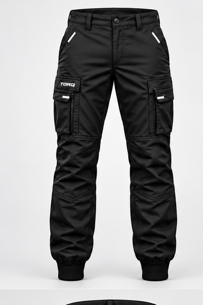 TORQ Motion Work Pants (Cuffed) in Black